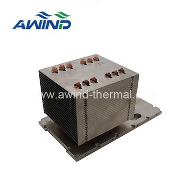 হিটপাইপস/বাষ্প চেম্বার সহ 250w হিটসিঙ্ক